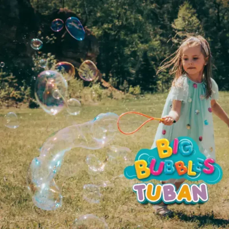 Bellenblaasset Tuban MEGA SET FOR BIG BUBBLES aanbevolen leeftijd 3 jaar