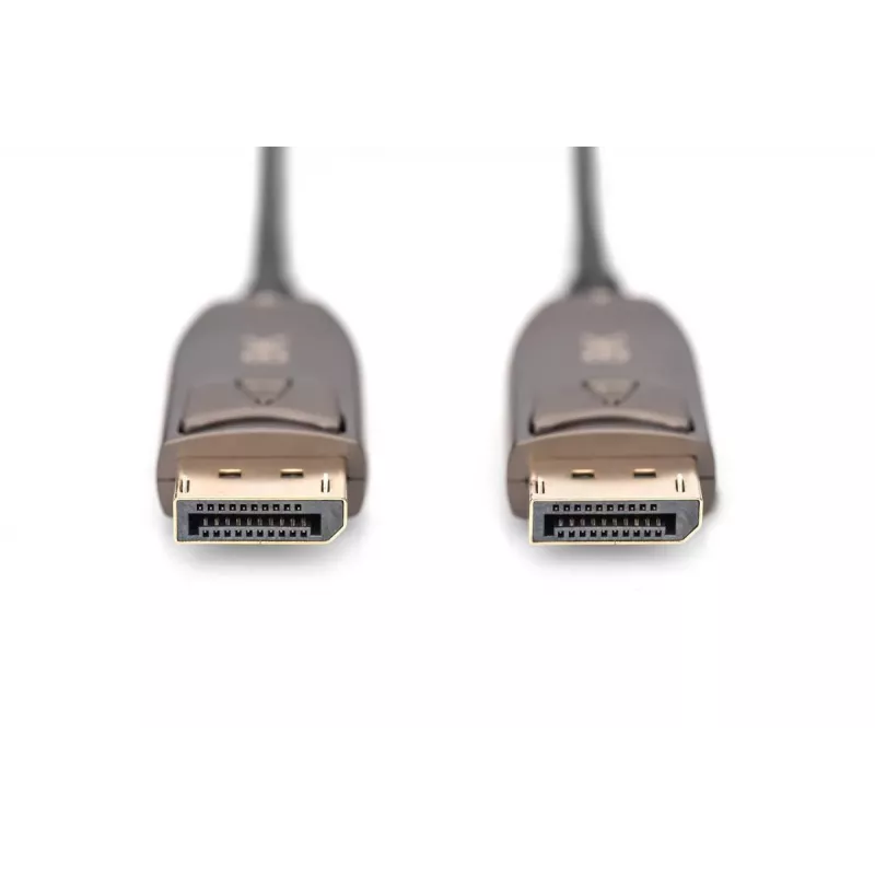 DIGITUS DisplayPort AOC hybride glasvezelkabel M/M UHD 8K@60Hz, CE, zwart 15m
