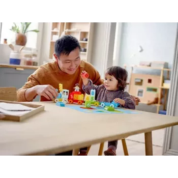 LEGO DUPLO Getallentrein 10954 – leertrein met genummerde wagons om te tellen en sorteren
