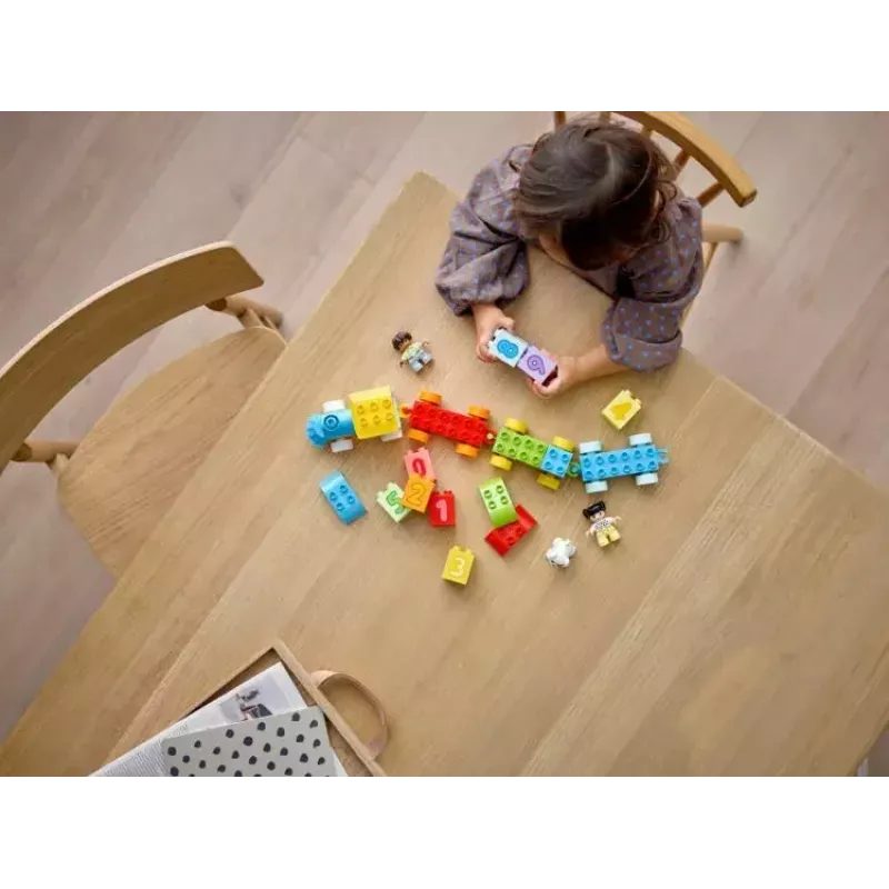 LEGO DUPLO Getallentrein 10954 – leertrein met genummerde wagons om te tellen en sorteren