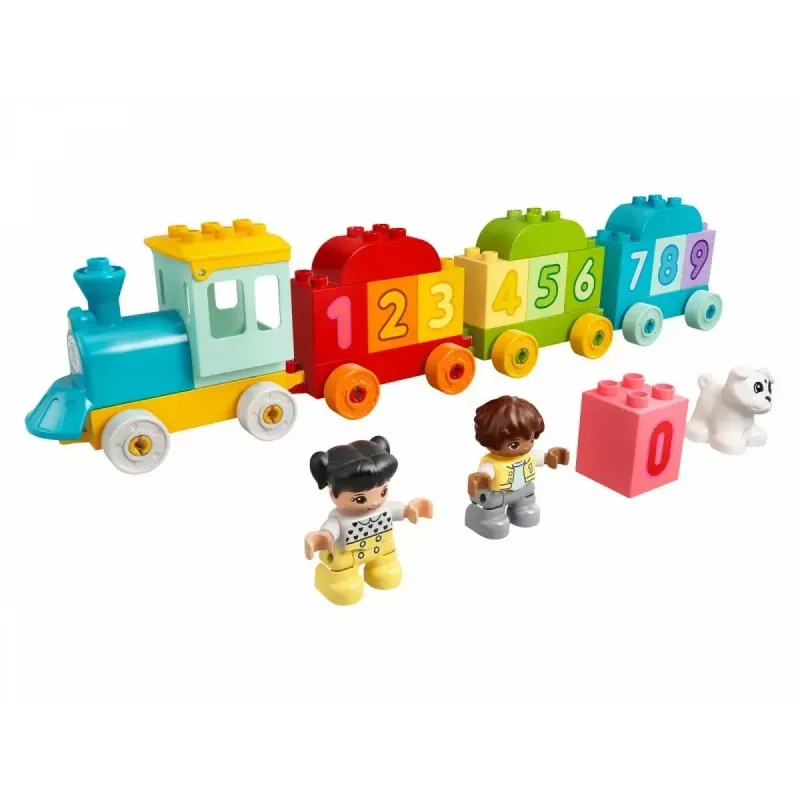 LEGO DUPLO Getallentrein 10954 – leertrein met genummerde wagons om te tellen en sorteren