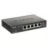 D-Link 5-poorts Gigabit PoE smart managed switch met 1 PD-poort