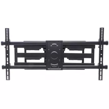 Manhattan wandsteun voor tv & monitors (volledig beweegbaar), voor schermen van 37 inch tot 75 inch, VESA-compatibiliteit: alle tussen 200 x 200 mm en 800 x 400 mm – controleer de afmetingen van de vier montagegaten op de achterkant van het scherm om te zorgen dat ze passen, max. 75 kg, zwart, steun, levenslange garantie