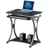 Techly Compact Desk voor pc met uitneembare toetsenbordlade, zwart grafiet ICA-TB 328BK