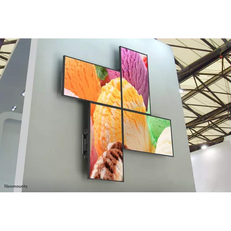 Neomounts LED-VW2000 zwart videowall-wandsteun 32-75 inch - pop-out - max 70 kg