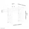 Neomounts LED-VW1000 zwart videowall-wandsteun 40-75 inch - uitschuifbaar - max 50 kg