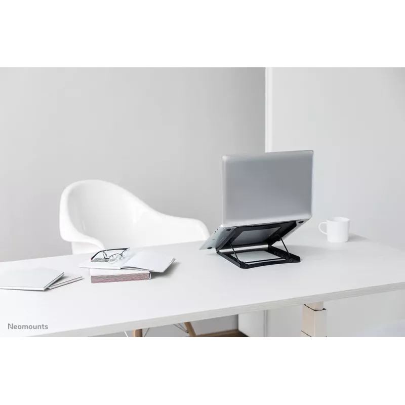 Neomounts NSLS075 zwart laptopstandaard 10-16 inch – opvouwbaar – compact – universeel