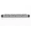 DIGITUS modulaire patchpanel, afgeschermd 48-poorts, labelveld, 1U, rackmontage, kleur zwart RAL 9005