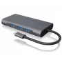 ICY BOX IB-DK4040-CPD bekabeld USB 3.2 Gen 1 (3.1 Gen 1) Type-C antraciet, zwart