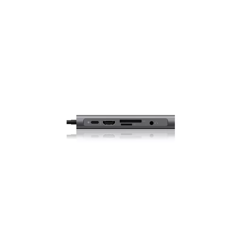 ICY BOX IB-DK4040-CPD bekabeld USB 3.2 Gen 1 (3.1 Gen 1) Type-C antraciet, zwart