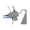 ICY BOX IB-DK4040-CPD bekabeld USB 3.2 Gen 1 (3.1 Gen 1) Type-C antraciet, zwart