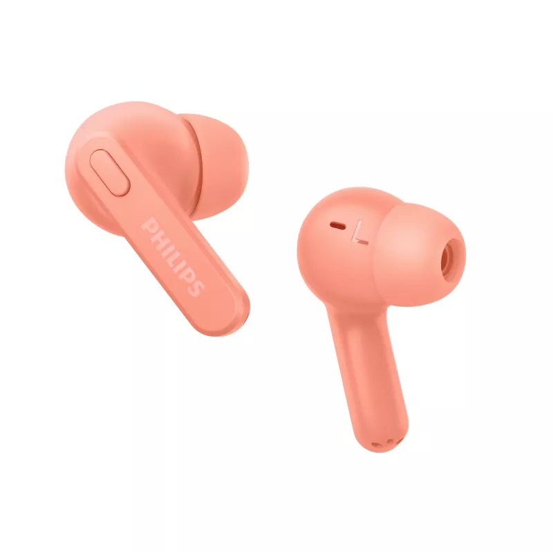 Philips 2000 serie TAT2206PK/00 hoofdtelefoon/headset True Wireless Stereo (TWS) in-ear telefoneren/muziek bluetooth roze