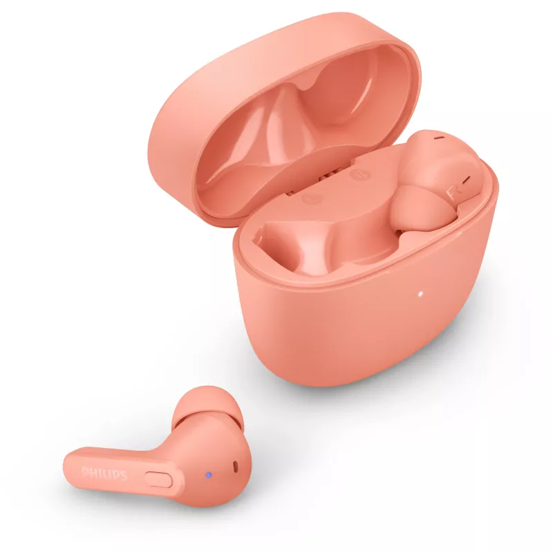 Philips 2000 serie TAT2206PK/00 hoofdtelefoon/headset True Wireless Stereo (TWS) in-ear telefoneren/muziek bluetooth roze