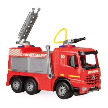 Lena GIGA TRUCKS zit-on brandweerauto Arocs, brandweerauto, 3 jaar, veelkleurig