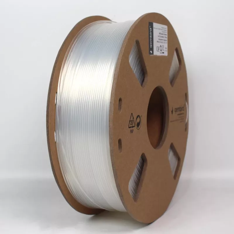 Gembird ABS-filament 1,75 mm, 1 kg, transparant