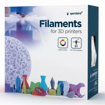 GEMBIRD PLA-PLUS-filament, wit, 1,75 mm, 1 kg
