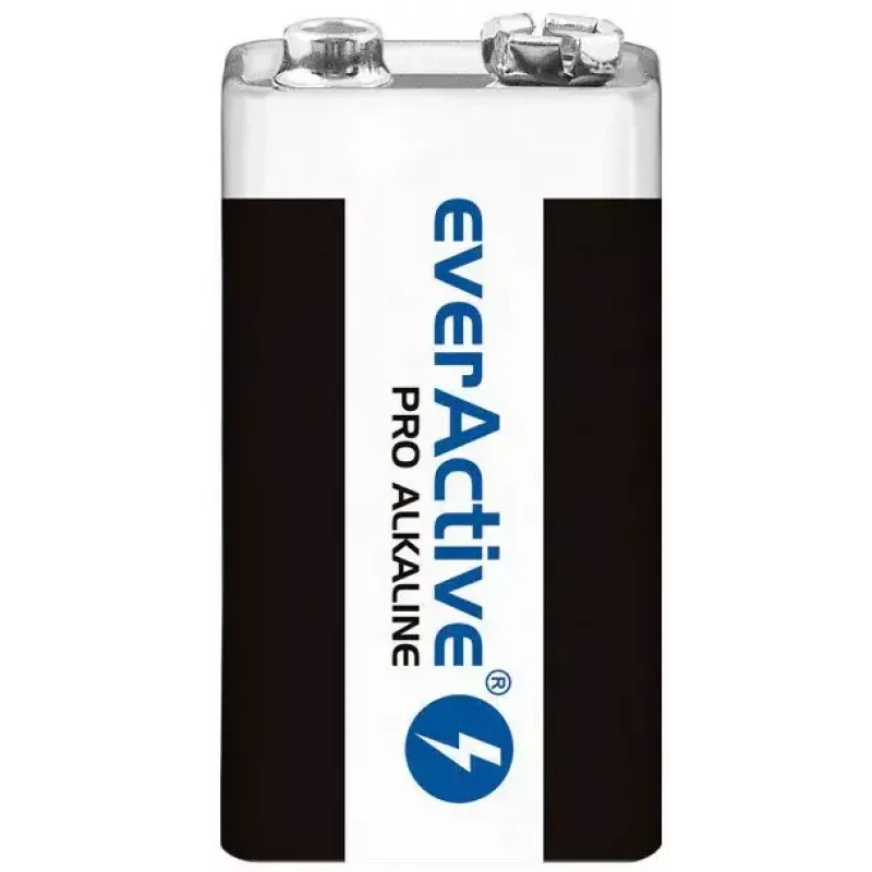 everActive EV6LR61-PRO 9V alkalinebatterij 6LR61, 650 mAh, 1 stuk in blister
