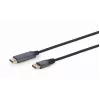 Videokabel-adapter Gembird CC-DP-HDMI-4K-6 — DisplayPort naar HDMI Type-A, 1,8 m, 4K, zwart