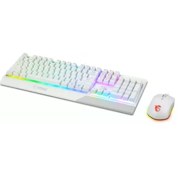 Gaming-toetsenbord- en muisbundel MSI VIGOR GK30 COMBO WHITE