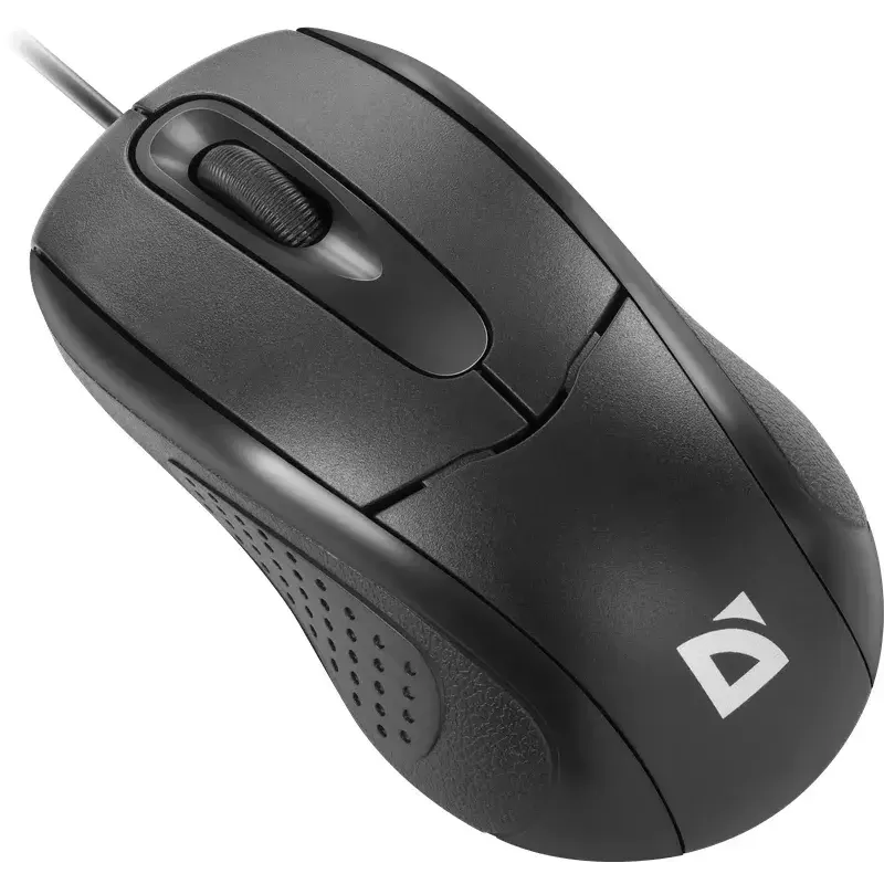 Bedrade optische muis DEFENDER MB-580 USB Type-A, dubbelhandig, 1000 DPI, 3 toetsen, zwart