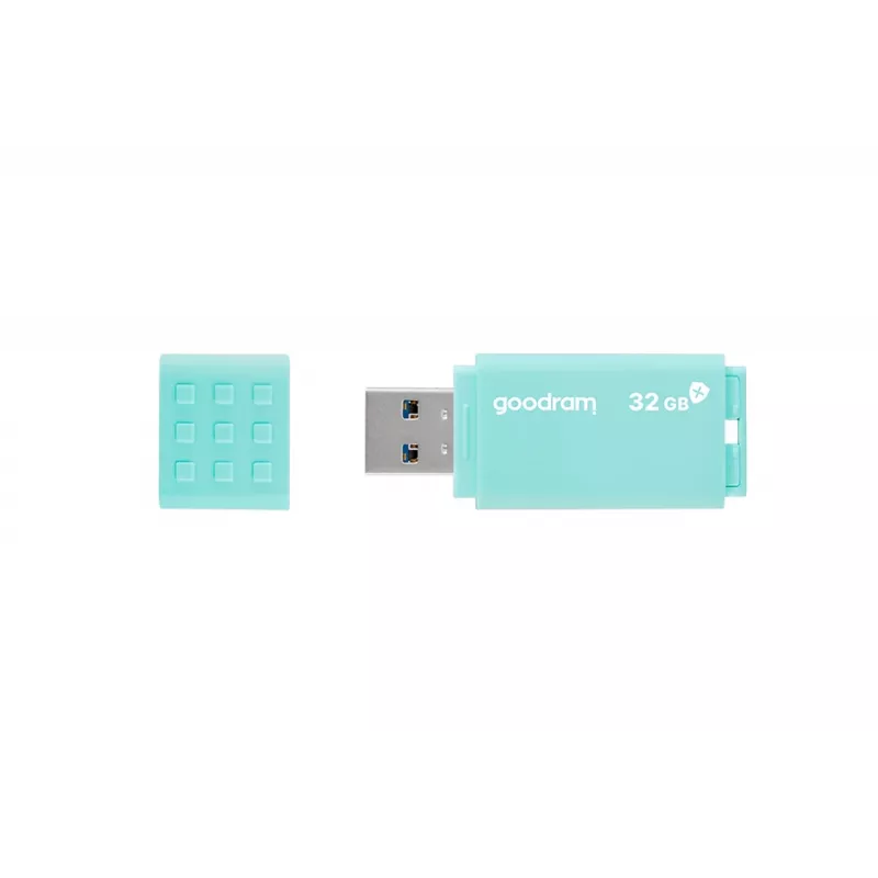 USB-flashdrive GOODRAM UME3 32 GB USB Type-A 3.2 Gen 1 — turquoise, 60 MB/s lezen, 20 MB/s schrijven