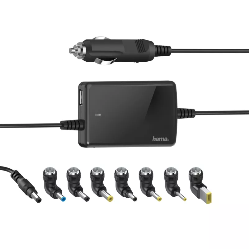 Hama slank & Light laptop zwart sigarettenaansteker auto
