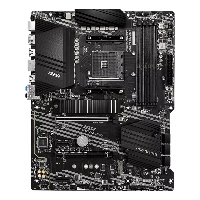 MSI B550-A PRO moederbord AMD B550 socket AM4 ATX