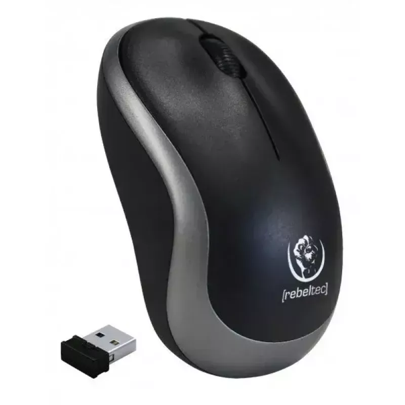 Draadloze optische muis Rebeltec METEOR zilver RBLMYS00050 USB