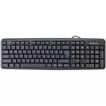 Bedraad USB-toetsenbord DEFENDER HB-520 – compacte layout, USB-aansluiting
