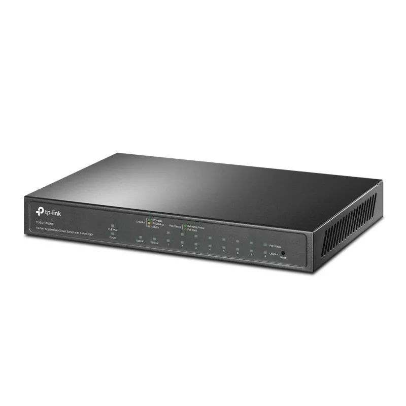 Managed switch TP-Link TL-SG1210MPE 10-poorts Gigabit met 8-poorts PoE+