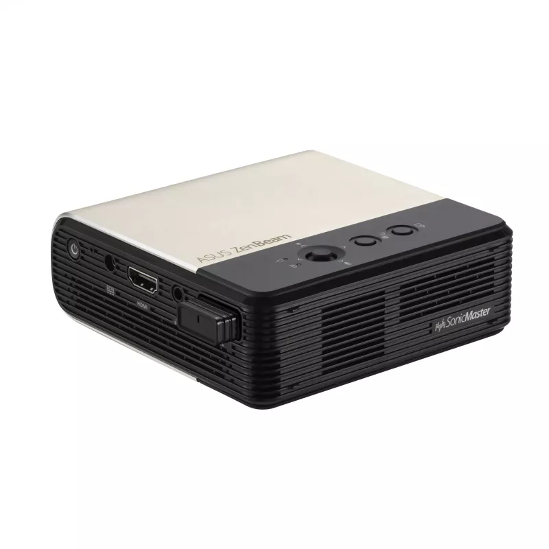 ASUS ZenBeam E2 standard throw-projector 300 ANSI lumen DLP WVGA (854x480) zwart, goud