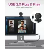 ICY BOX IB-CAM501-HD webcam 1920 x 1080 pixel USB 2.0 zwart