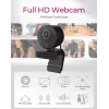 ICY BOX IB-CAM501-HD webcam 1920 x 1080 pixel USB 2.0 zwart