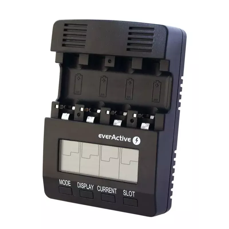 everActive NC-3000 processorgestuurde batterijlader voor AA/AAA/C/D