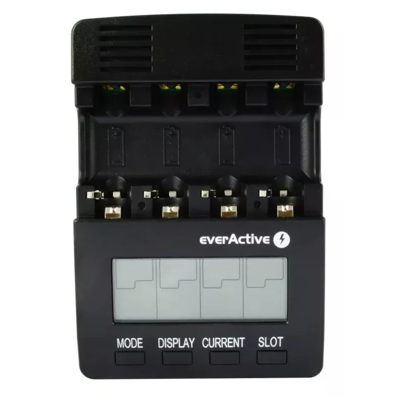 everActive NC-3000 processorgestuurde batterijlader voor AA/AAA/C/D