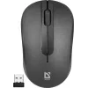 Draadloze optische muis DEFENDER HIT MM-495 RF, ambidextrous, 1600 DPI, USB RF-ontvanger, zwart