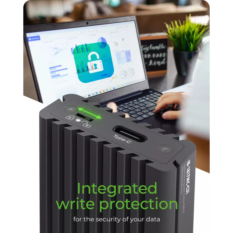 ICY BOX IB-1817MC-C31 SSD-behuizing grijs M.2