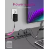 ICY BOX IB-HUB1701-C3 USB 3.2 Gen 1 (3.1 Gen 1) Type-B 5000 Mbit/s antraciet