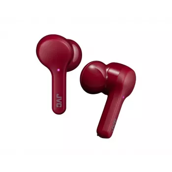 JVC HA-A8T-R hoofdtelefoon True Wireless Stereo (TWS) in-ear muziek Bluetooth rood