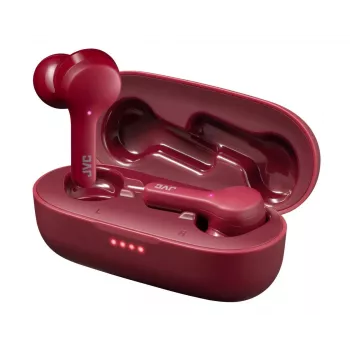 JVC HA-A8T-R hoofdtelefoon True Wireless Stereo (TWS) in-ear muziek Bluetooth rood