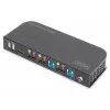 DIGITUS KVM-switch, 2x1 DP, DP/HDMI Out, USB 4Kx2K@60Hz