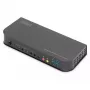 DIGITUS KVM-switch, 2x1 DP, DP/HDMI Out, USB 4Kx2K@60Hz