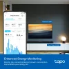 TP-Link Tapo Mini Smart Wi-Fi stopcontact, energiebewaking, binnen, wit, thuis, kantoor, status, Android, iOS, draadloos