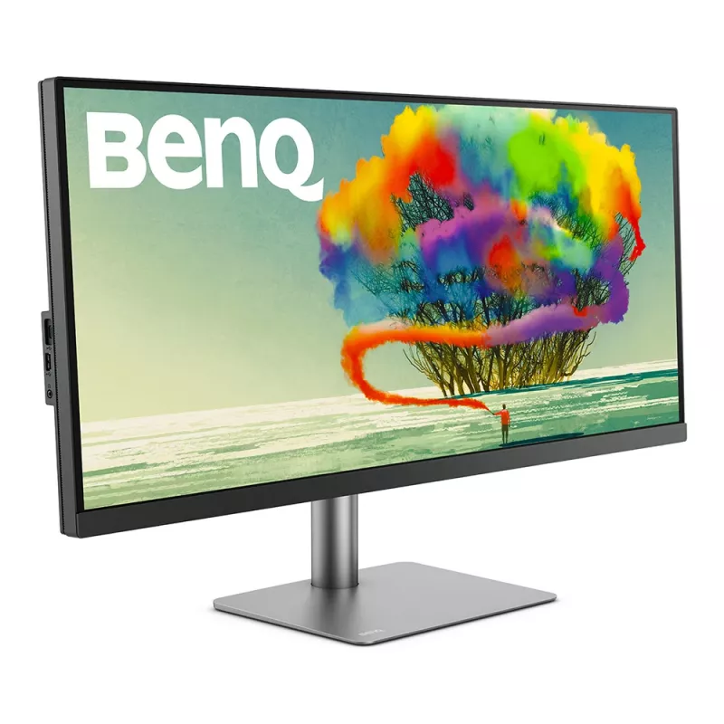 BenQ PD3420Q computermonitor 86,4 cm (34 inch) 3440 x 1440 pixels Quad HD LED grijs
