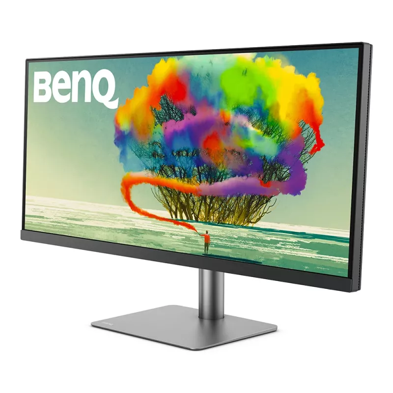 BenQ PD3420Q computermonitor 86,4 cm (34 inch) 3440 x 1440 pixels Quad HD LED grijs