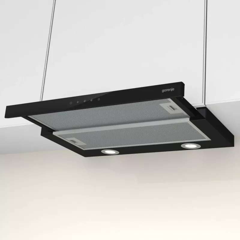 Gorenje TH64E4BG semi-inbouw (uitschuifbaar) zwart 450 m³/h