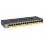 NETGEAR GS116LP unmanaged Gigabit Ethernet (10/100/1000) Power over Ethernet (PoE) zwart
