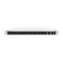 Beheerde L3-switch MikroTik CRS354-48P-4S+2Q+RM — 48× Gigabit RJ-45, 4× SFP+, 2× QSFP+, 48 PoE-poorten