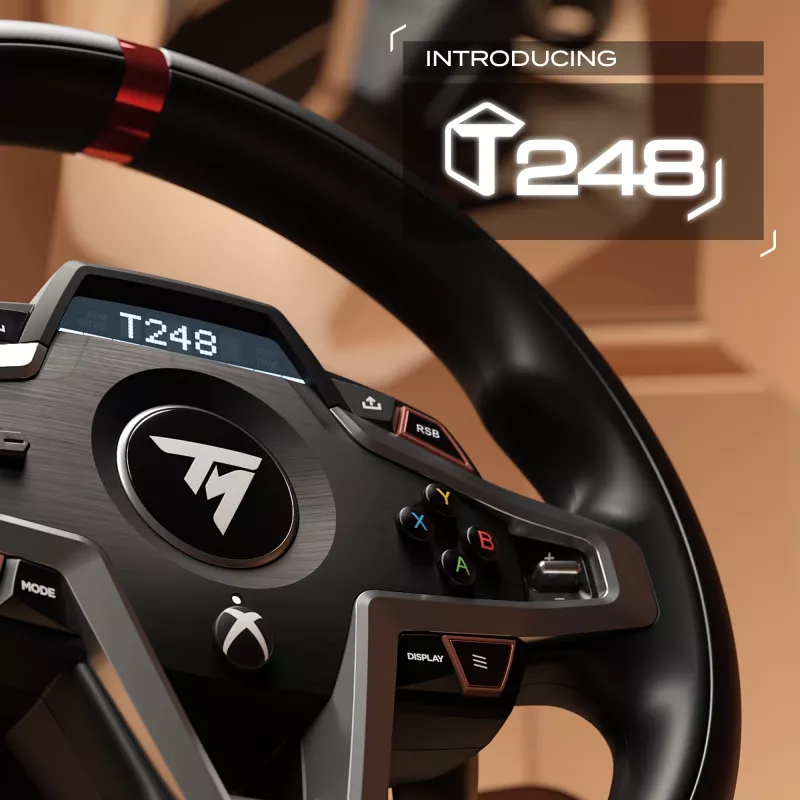 Thrustmaster T248X racestuur met pedalen, Xbox/PC, zwart
