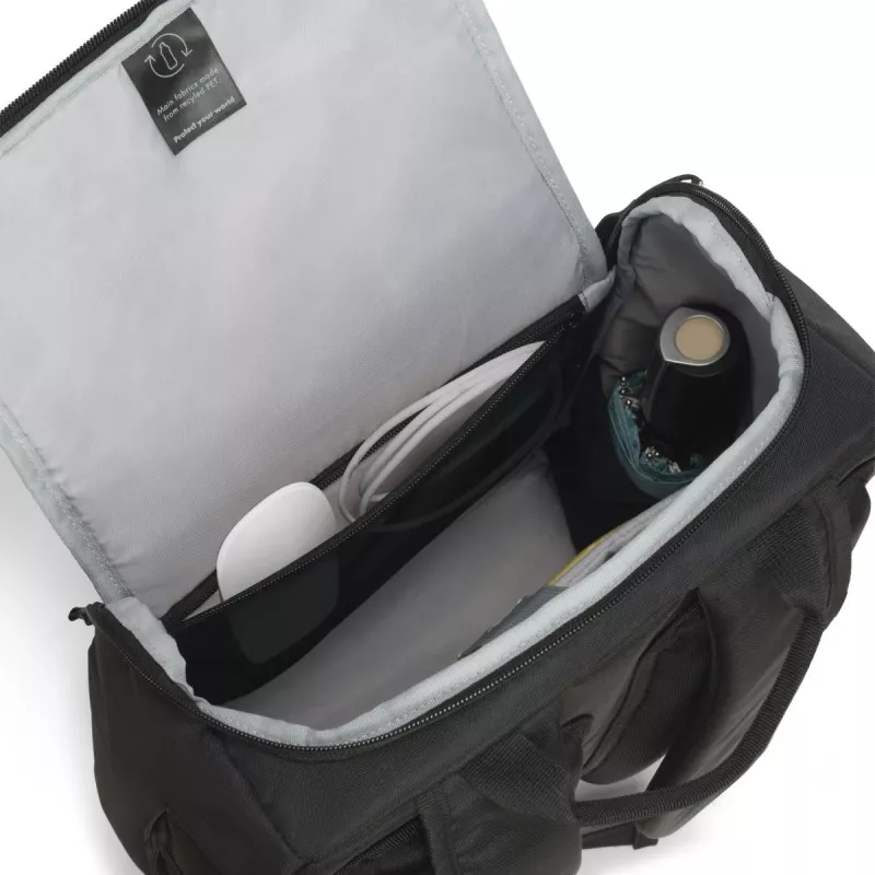 DICOTA Eco Motion - 13 - 15,6 inch notebook-rugzak - zwart / 600d Rpet polyester